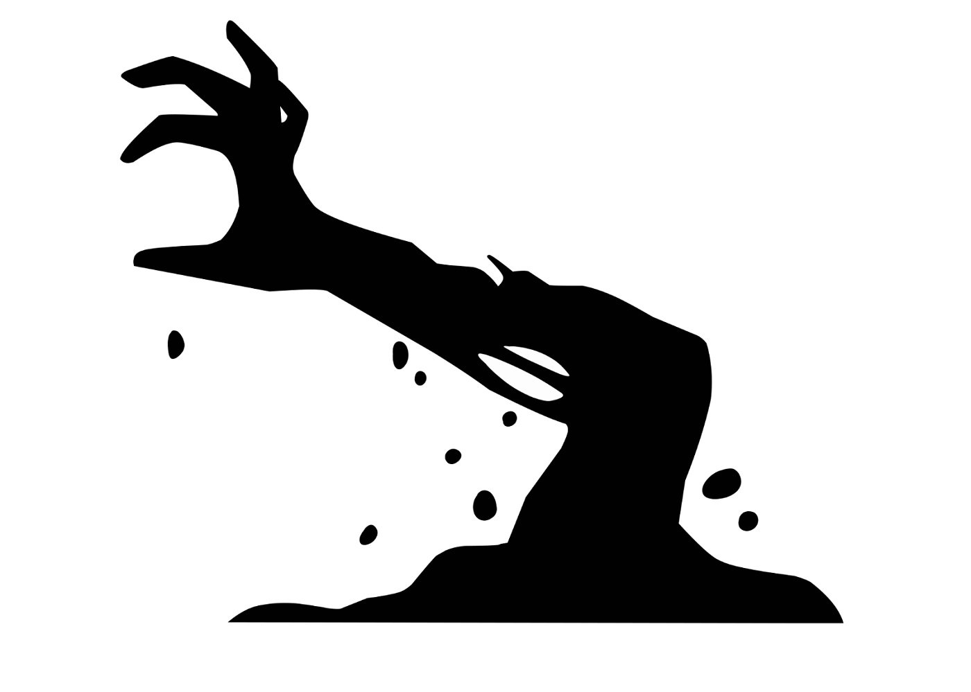 Zombie Arm Stencil Featured Image